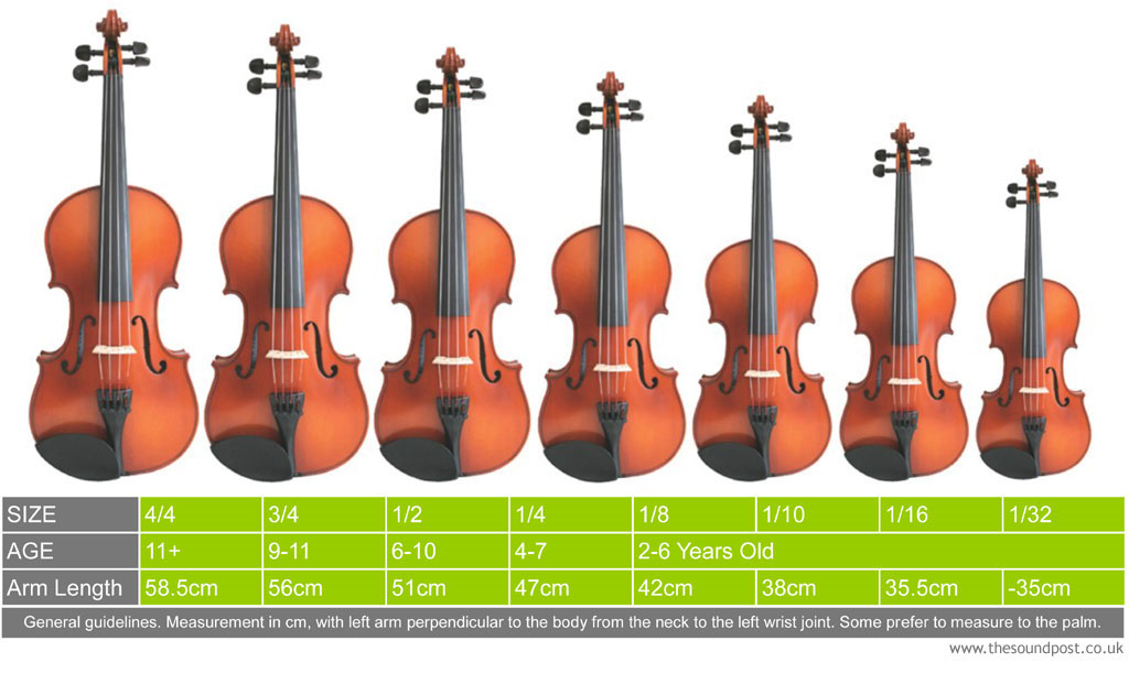 Violin Chart Size