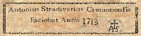 stradivarius violin original label antique